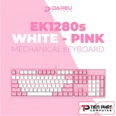 Bàn phím cơ Dareu EK1280S Pink White